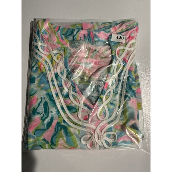 Lilly Pulitzer Kaia Knit Tunic One in a Melon Size XXS Beach Coastal Resortwear - Picture 10 of 10